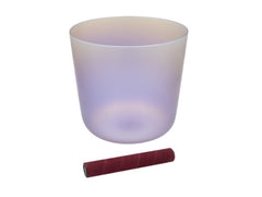 Bol chantant en cristal Infinity de Sela Percussion de 7 po en B3 432 Hz violet clair