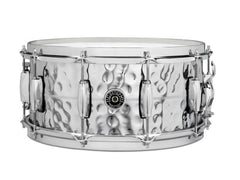 Caisse claire Brooklyn en laiton martelé chromé 6,5 x 14 de Gretsch