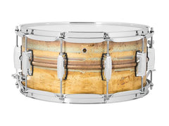 Caisse claire phonétique Ludwig 6,5x14 en laiton brut