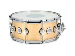 DW Design Series 6x14 Natural Satin Snare Drum