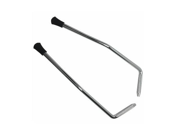 Ludwig 9.5mm Gull Wing Bass Drum Spurs Pair 18 and 20 inches