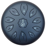 Ecko Tongue Drum 8" 11 Note C Major Black